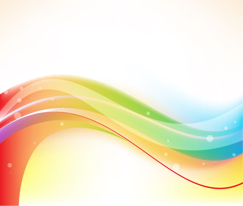 free vector Abstract Colored Wave Vector Background